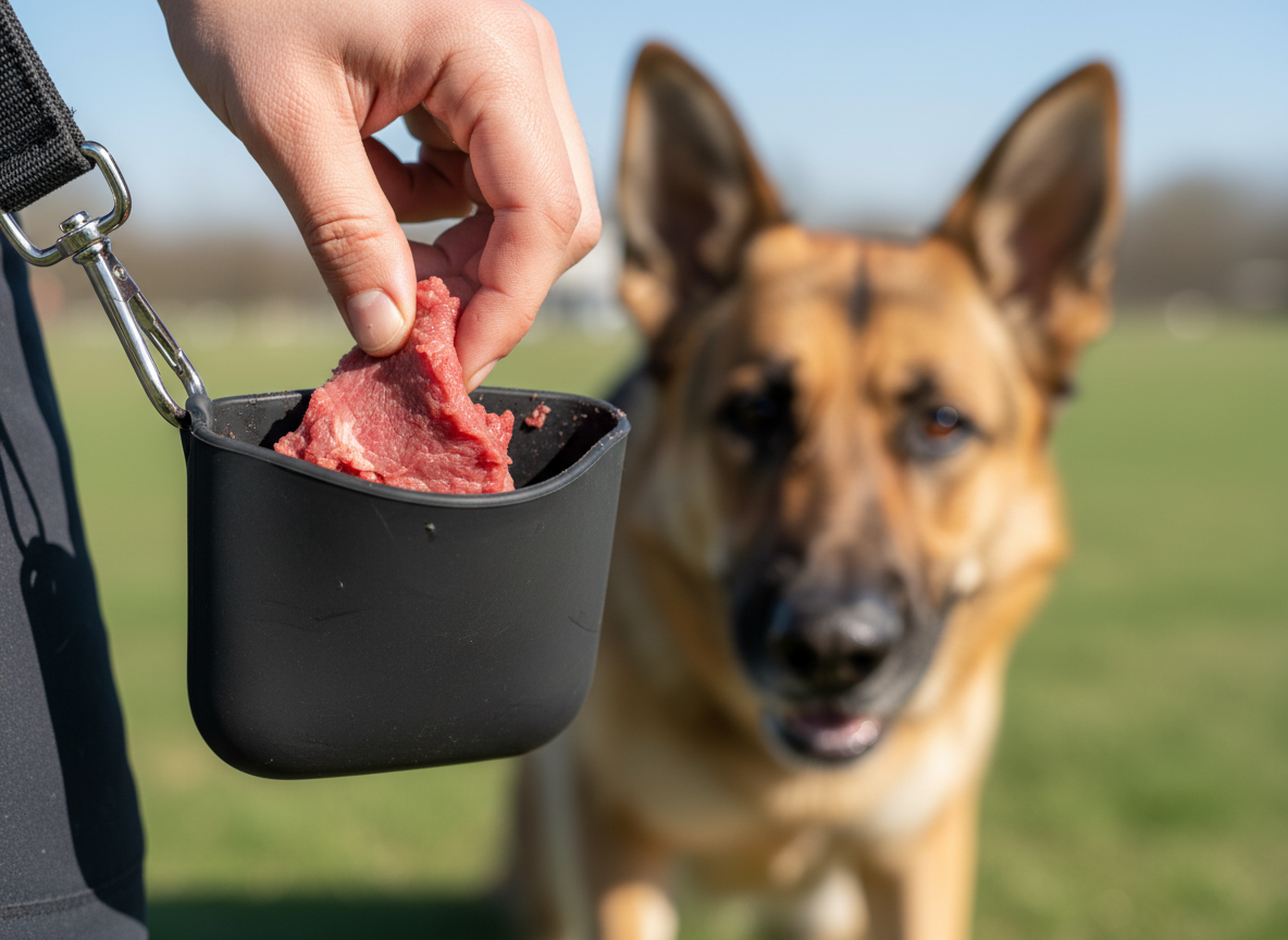 Best Silicone Treat Pouches for Raw and Wet Dog Food Training