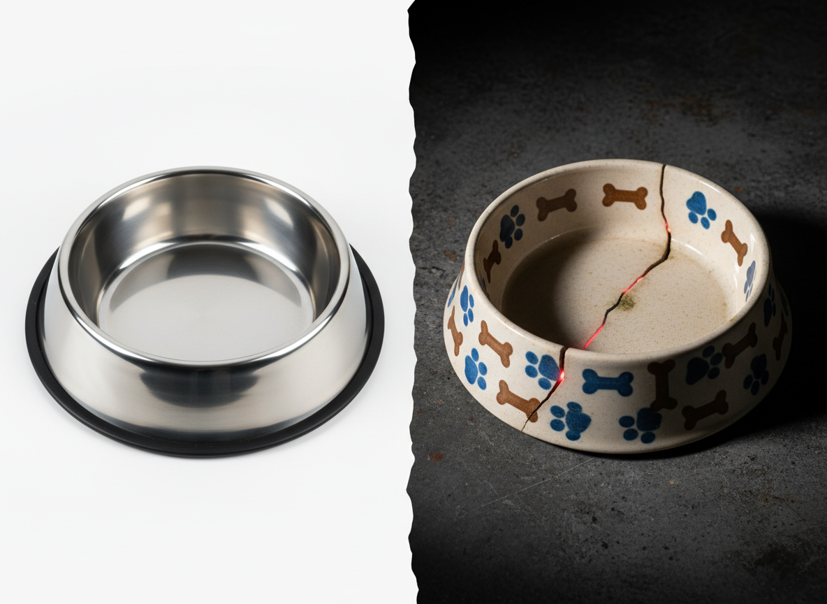 Ceramic vs. Stainless Steel: Which Dog Bowl is Safest?