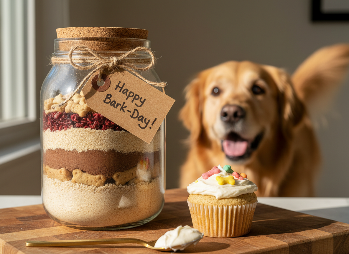 DIY Dog Cake Mix in a Jar: The Perfect Low-Cost Gift