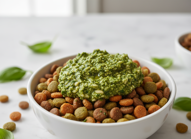 DIY Dog Friendly Pesto: A Superfood Topper Without Garlic
