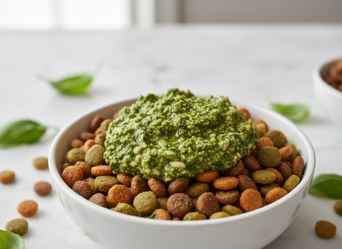 DIY Dog Friendly Pesto: A Superfood Topper Without Garlic