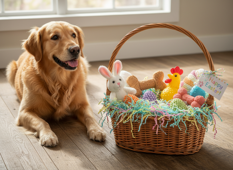 DIY Dog Safe Easter Basket Ideas & Toxic Fillers to Avoid