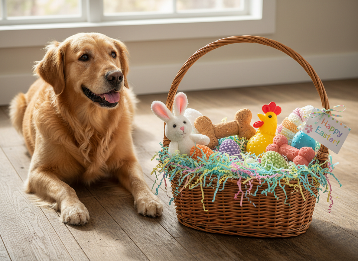 DIY Dog Safe Easter Basket Ideas & Toxic Fillers to Avoid