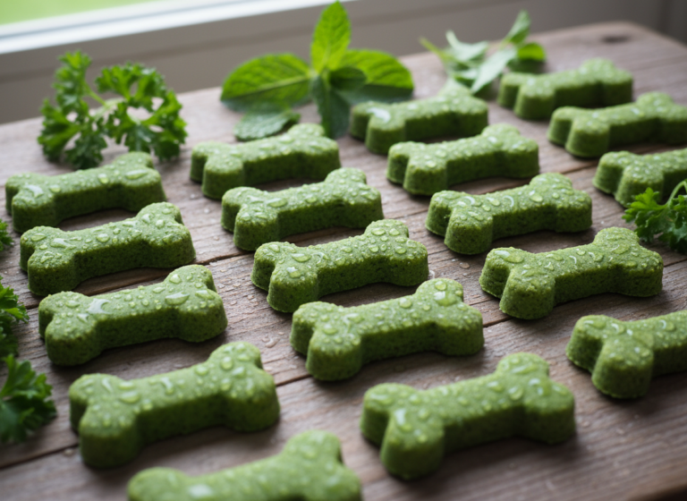 DIY Fresh Breath Dog Treats: A Simple Mint & Parsley Recipe