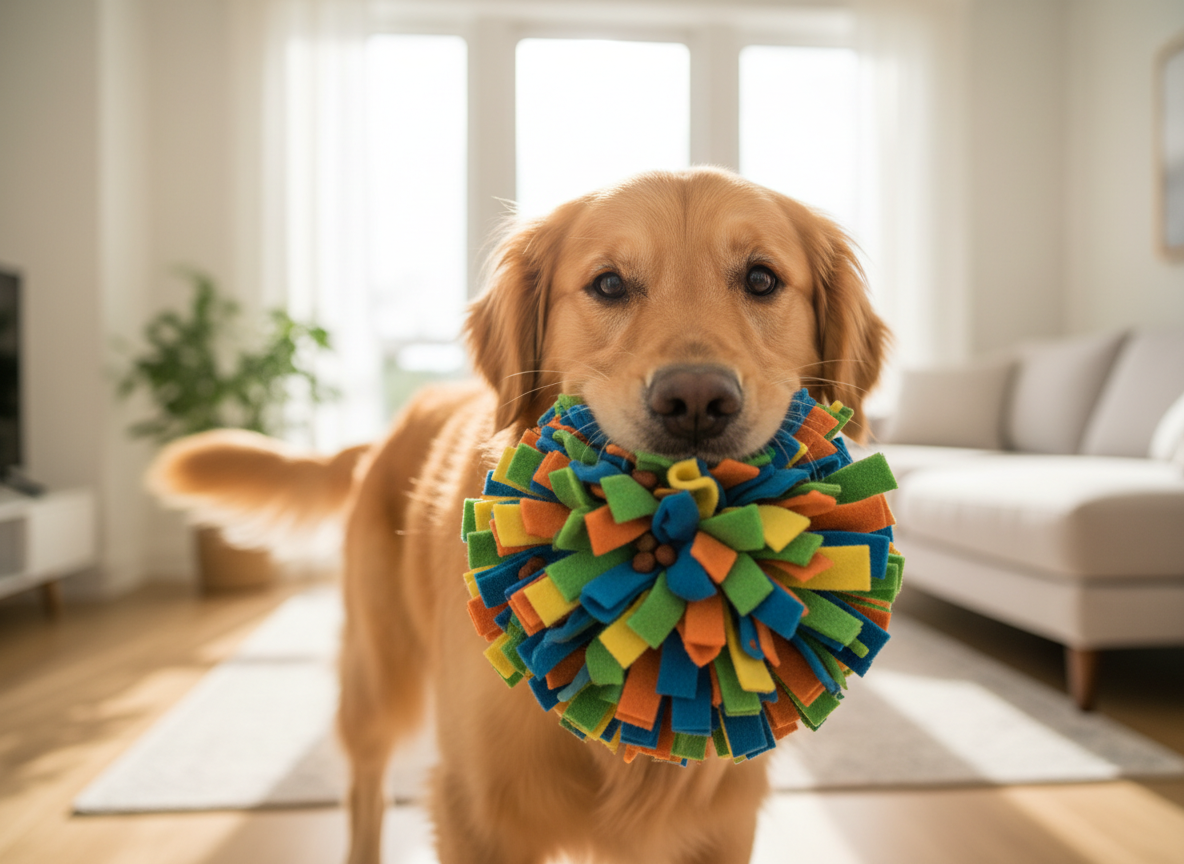 DIY Snuffle Ball: The Interactive Boredom Buster Toy