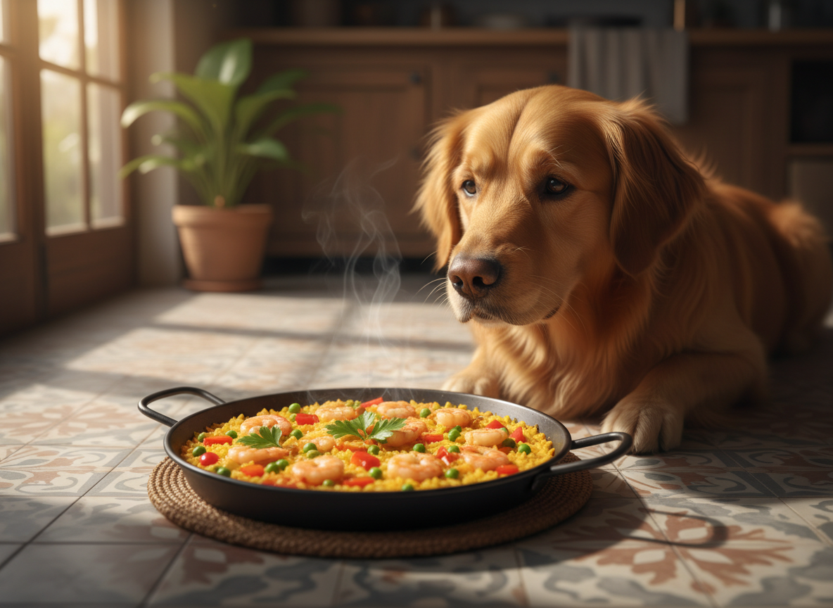 Dog Friendly Paella: Safe Seafood & Rice Feast