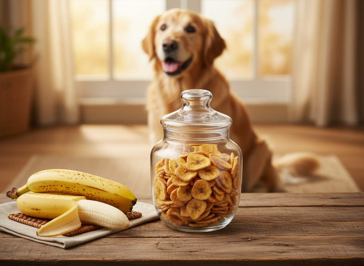 Easy Dehydrated Banana Chips: A Healthy Crunchy Dog Treat