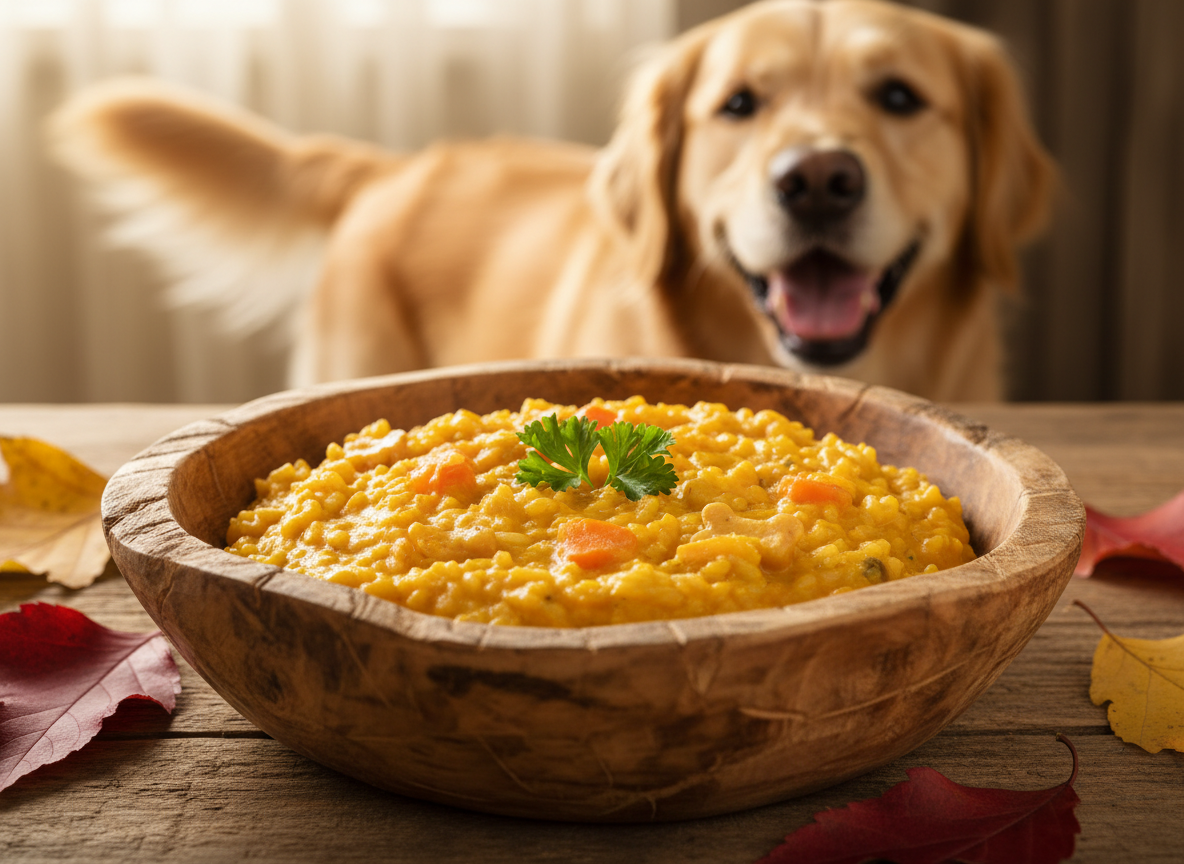 Fall Favorite: Dog Friendly Pumpkin Risotto Recipe