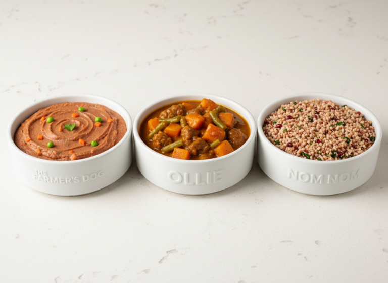 Farmer's Dog vs. Ollie vs. Nom Nom: Which Fresh Food is Best?