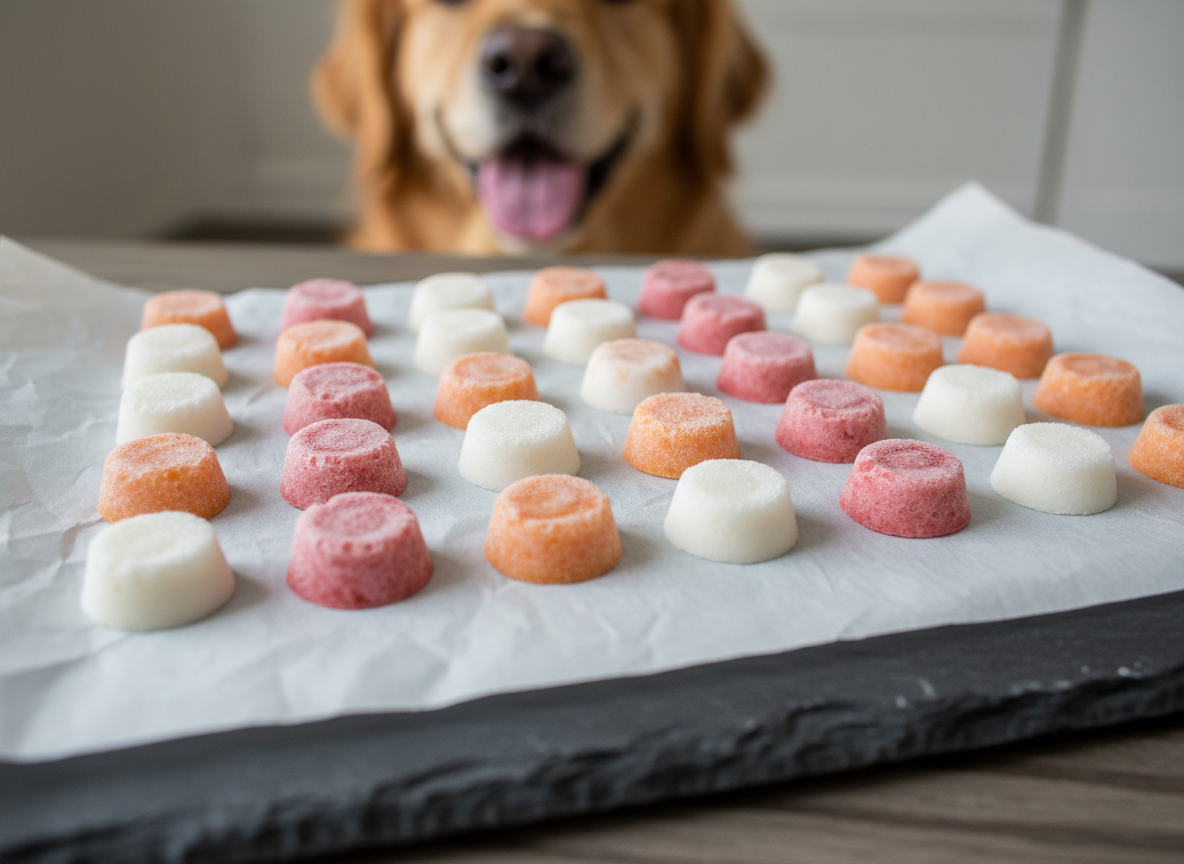 Frozen Yogurt Dots: The Ultimate Low--Calorie Training Treat