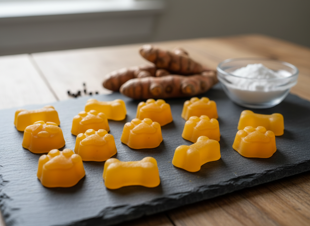Golden Gelatin: Turmeric Gummy Treats for Joint Pain