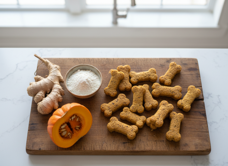 Homemade Ginger Dog Biscuits to Soothe Car Sickness