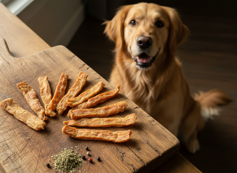 How to Make Safe Chicken Jerky for Dogs in Your Oven