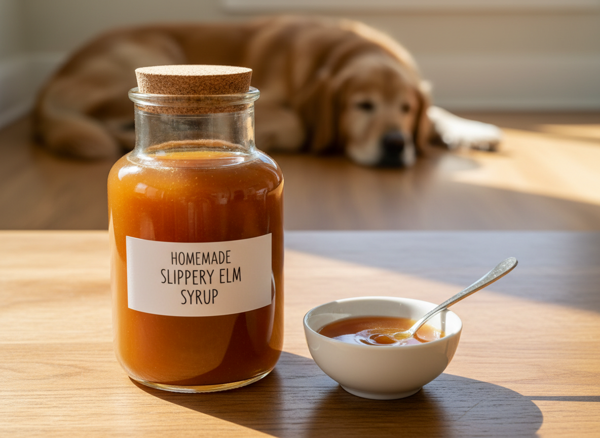 How to Make Slippery Elm Syrup for Instant Digestive Relief