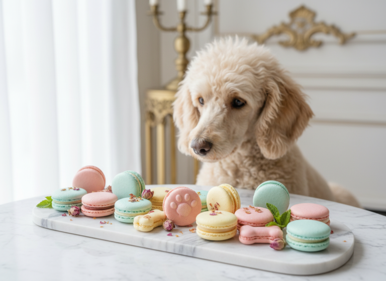 Parisian Pups: Dog Friendly Macarons Recipe (Grain Free)