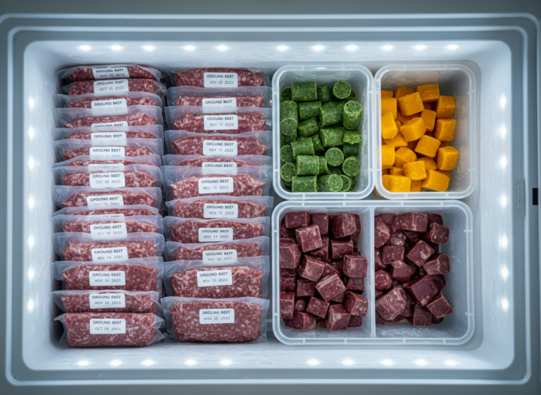 Raw Feeding Hacks: Freezer Organization for Dog Food