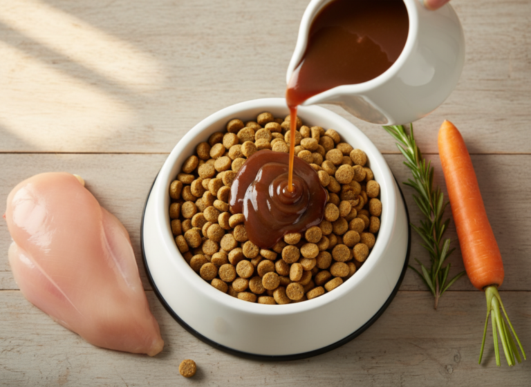 Savory Homemade Dog Gravy: The Perfect Kibble Topper