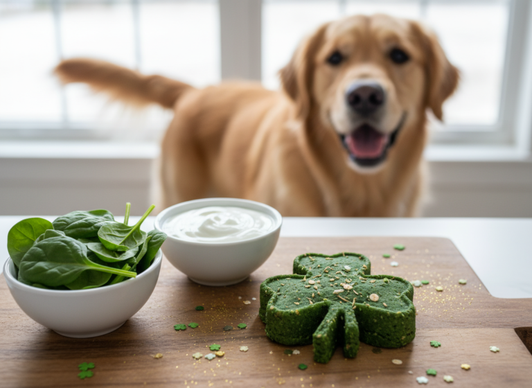 Shamrock Shakes: Spinach & Yogurt St. Patrick's Dog Treats