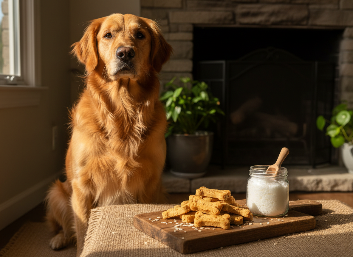 Simple Coconut Oil Dog Treats for a Shiny, Healthy Coat