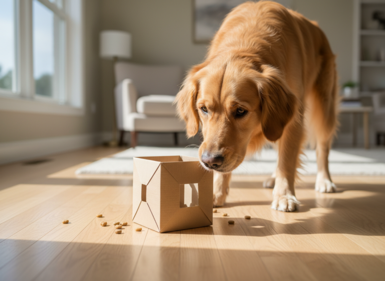 Upcycled Enrichment: Turn Cereal Boxes into Food Puzzles