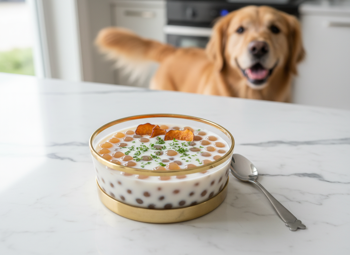Viral Recipe: How to Make Dog-Safe Boba Tea with Bone Broth Pearls