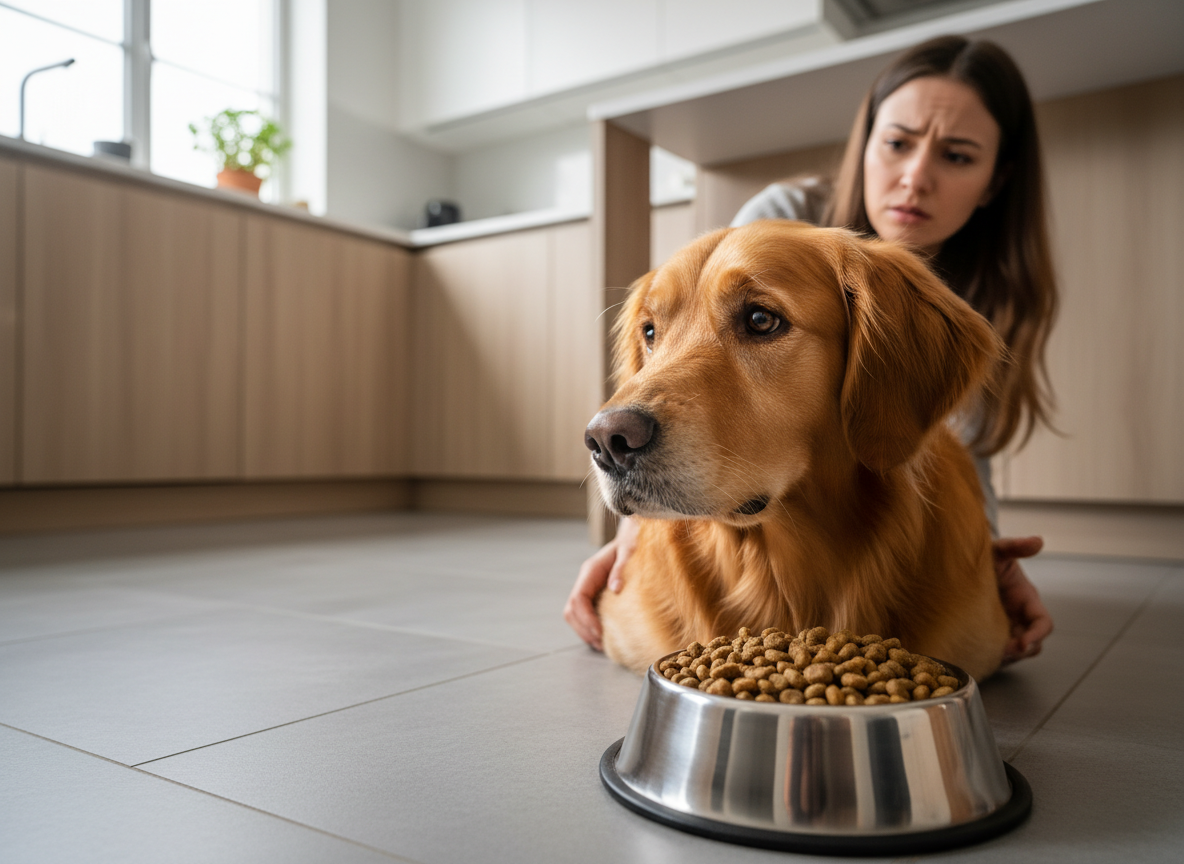 What to Feed a Female Dog Who Won't Eat During Her Heat Cycle